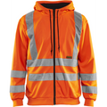 Blaklader High Vis Hooded Sweatshirt, Orange