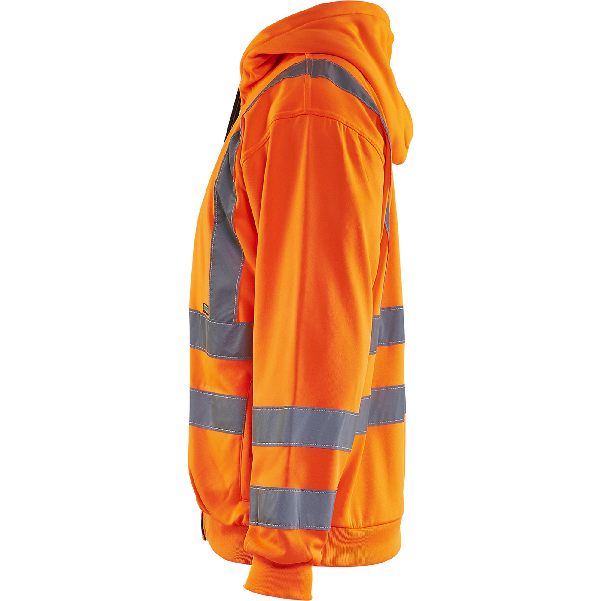 Blaklader High Vis Hooded Sweatshirt, Orange (3)