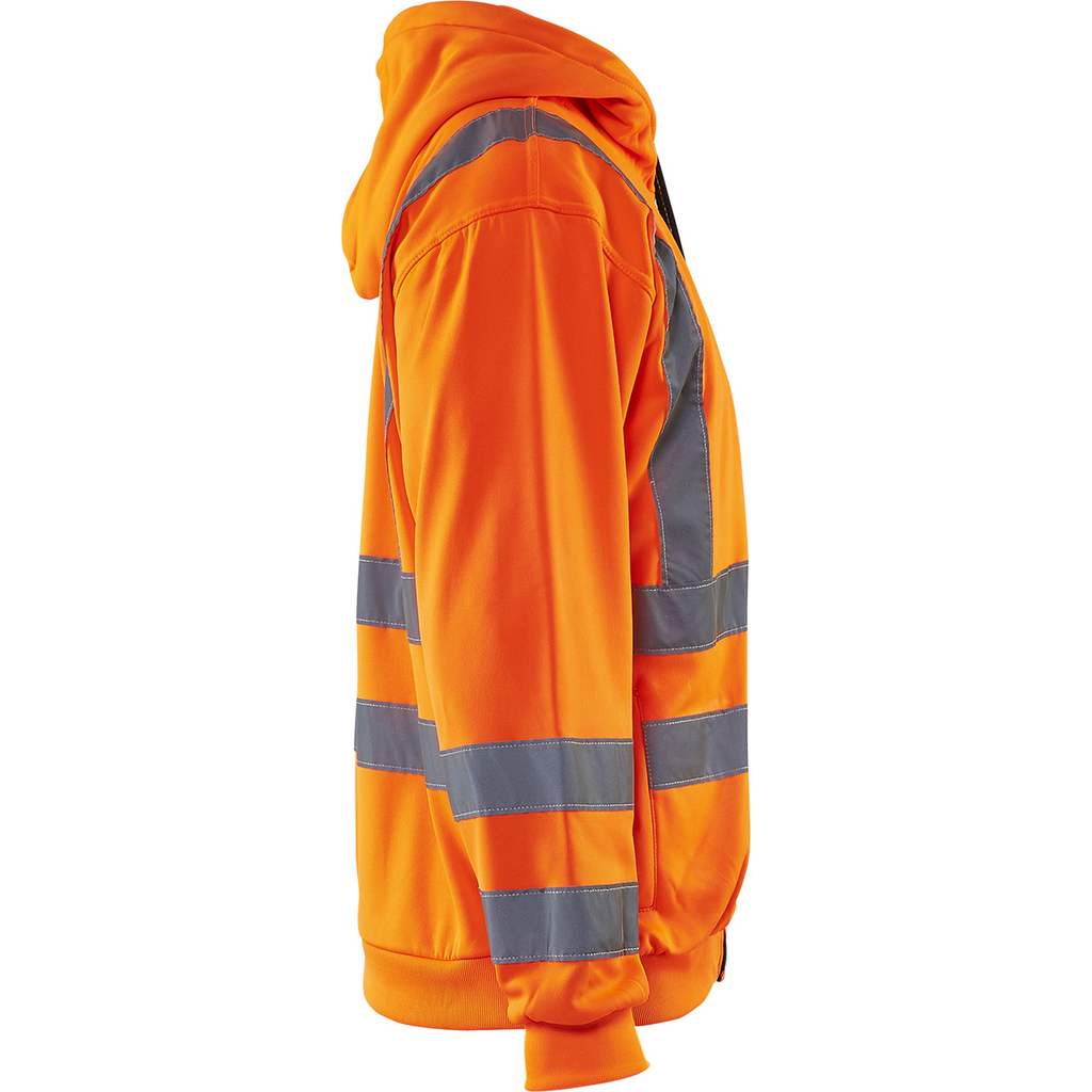 Blaklader High Vis Hooded Sweatshirt, Orange (2)