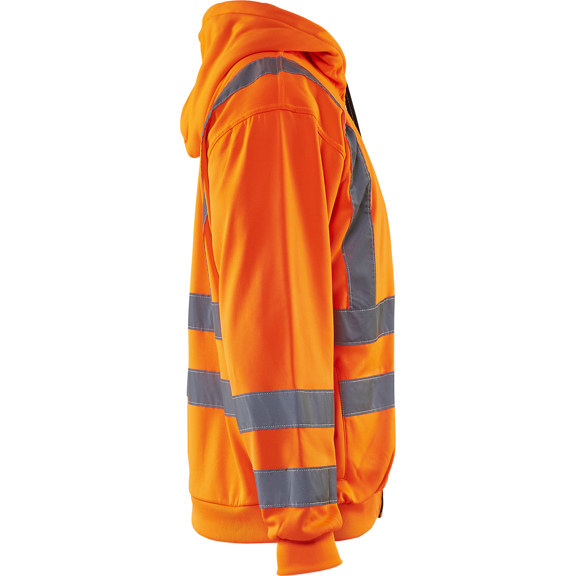 Blaklader High Vis Hooded Sweatshirt, Orange (2)