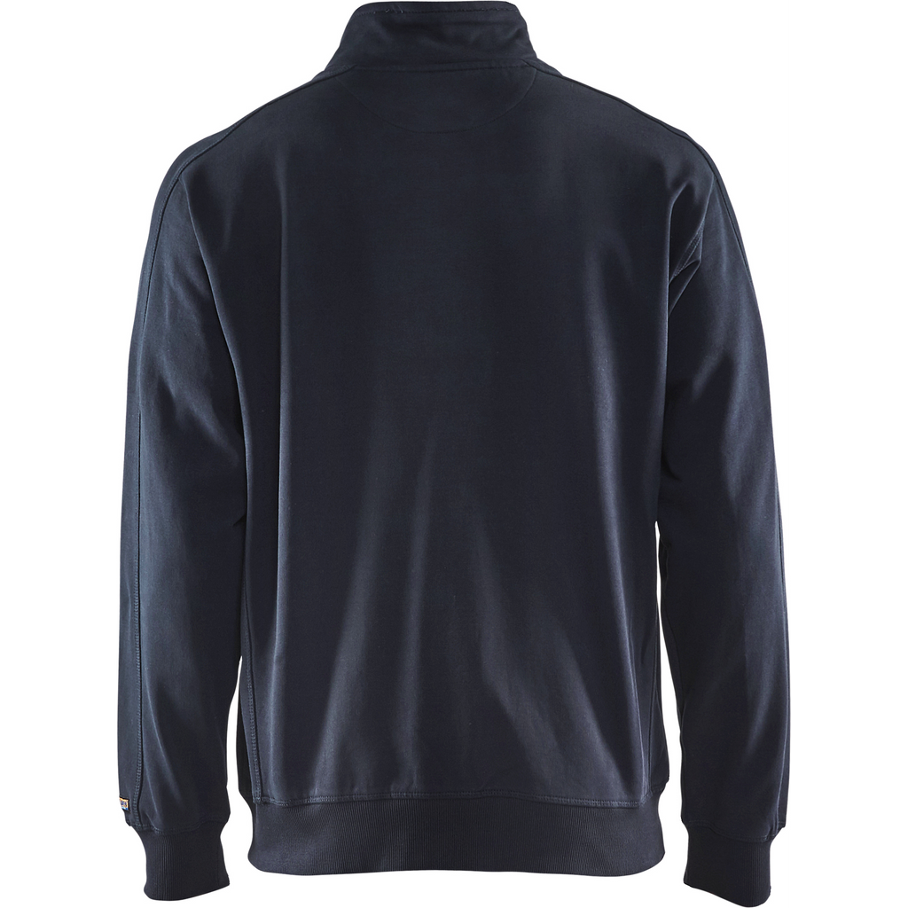 Blaklader Zip Sweatshirt, Dark Navy (4)