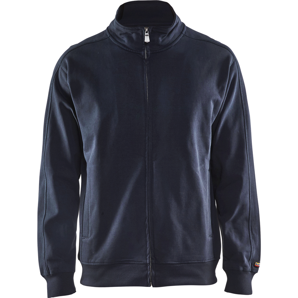Blaklader Zip Sweatshirt, Dark Navy