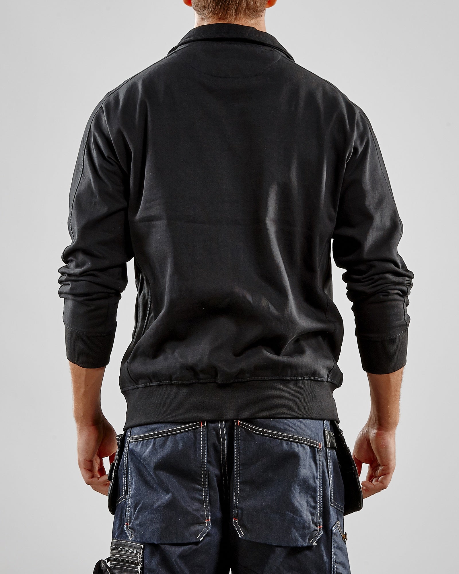 Blaklader Zip Sweatshirt, Black (5)