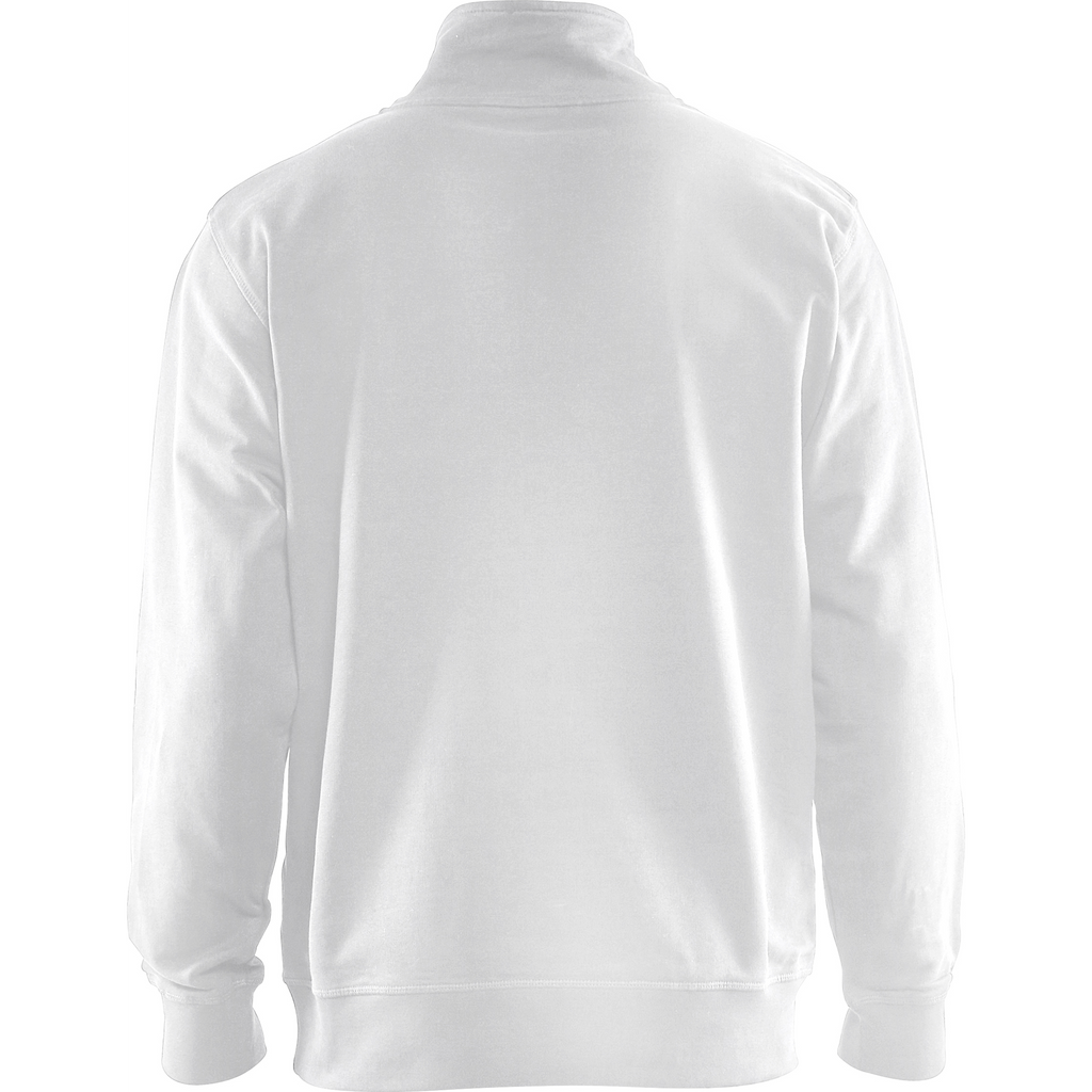 Blaklader Two-Tone Half-Zip Sweatshirt, White/Dark Grey (4)