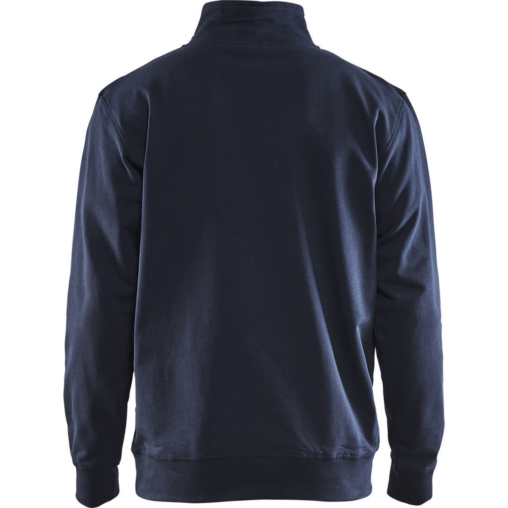 Blaklader Two-Tone Half-Zip Sweatshirt, Dark Navy/Black (3)