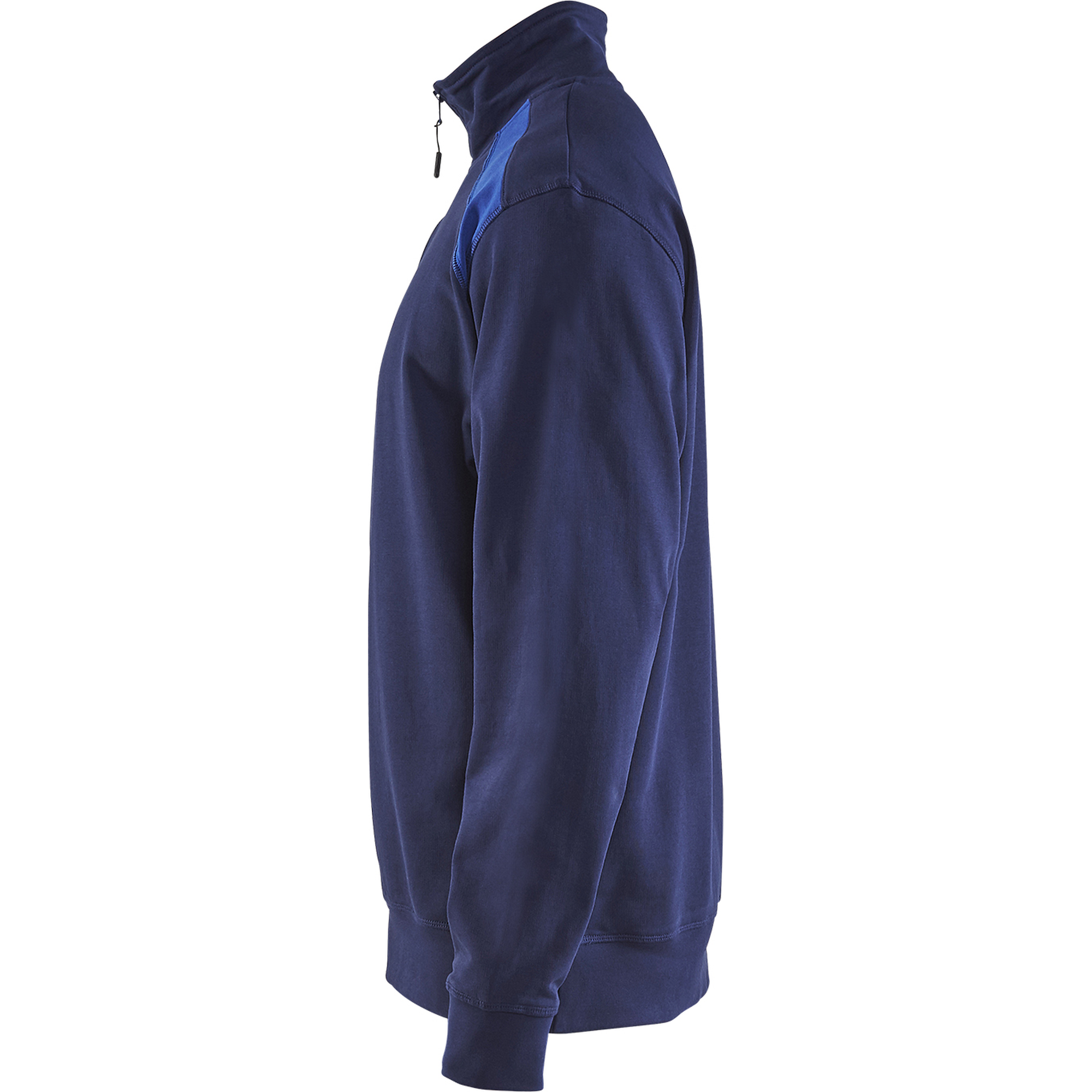 Blaklader Two-Tone Half-Zip Sweatshirt, Navy Blue/Royal Blue (3)