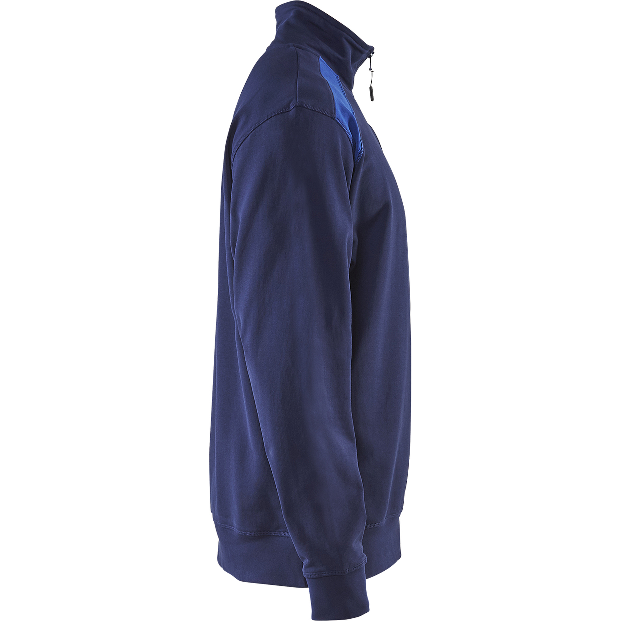 Blaklader Two-Tone Half-Zip Sweatshirt, Navy Blue/Royal Blue (2)