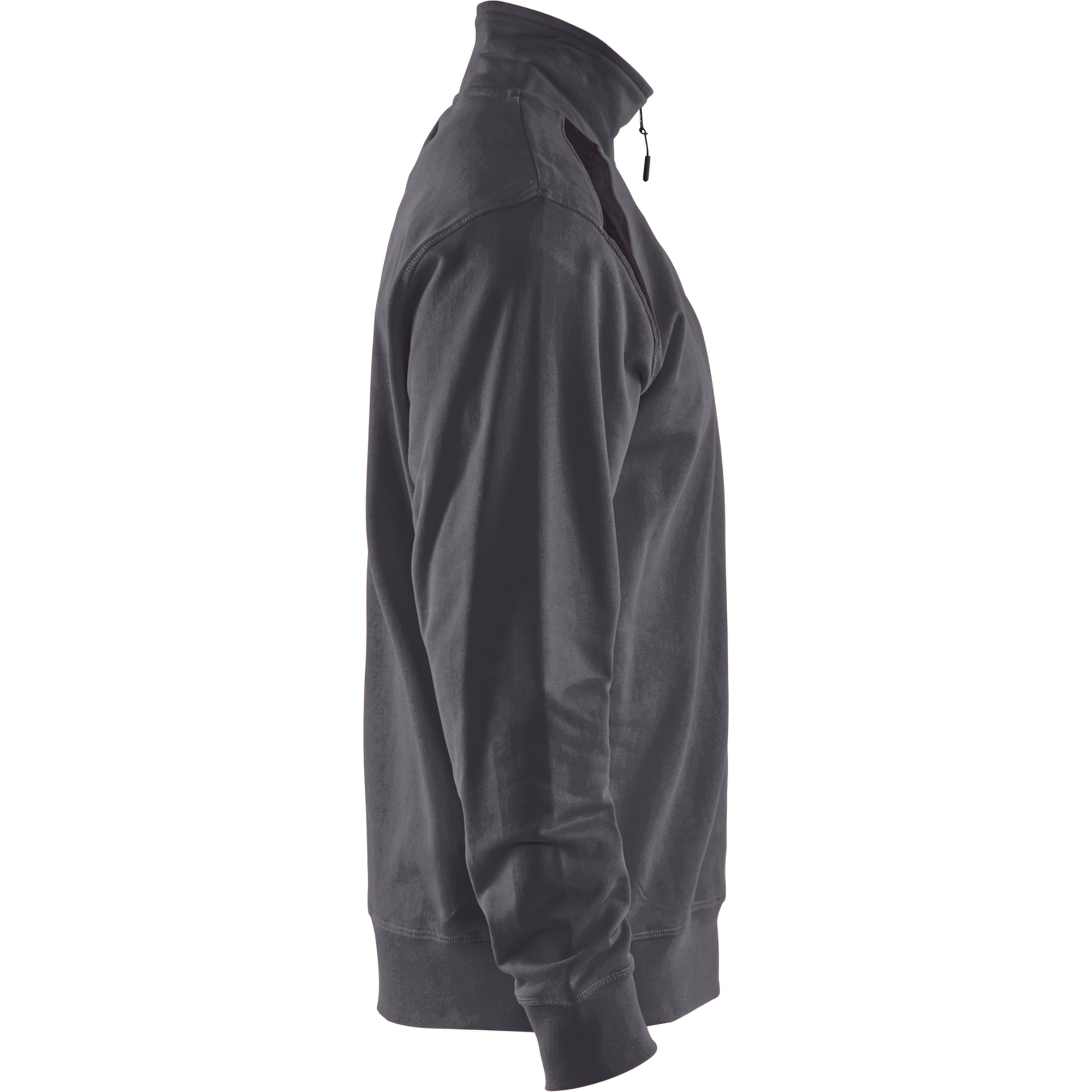 Blaklader 2-Tone Half-Zip Sweatshirt, Medium Grey/Black (2)