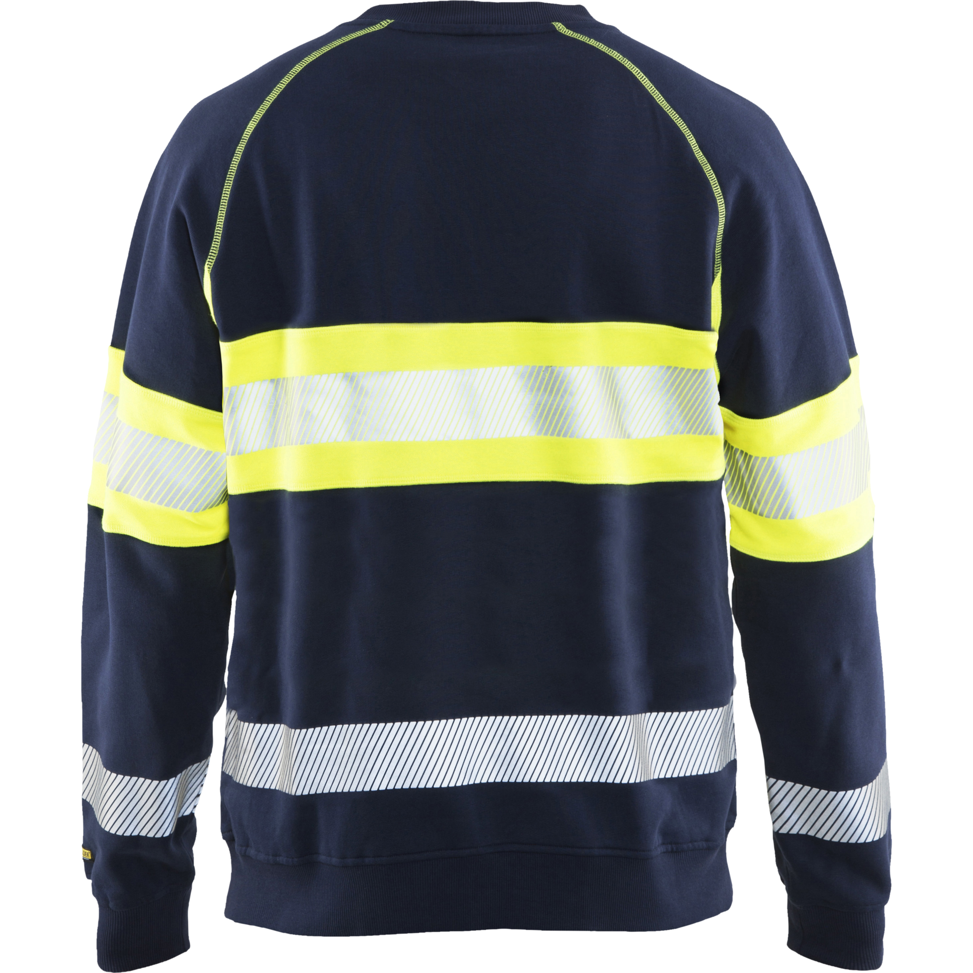 Blaklader High Vis Sweatshirt, Navy Blue/Yellow (4)