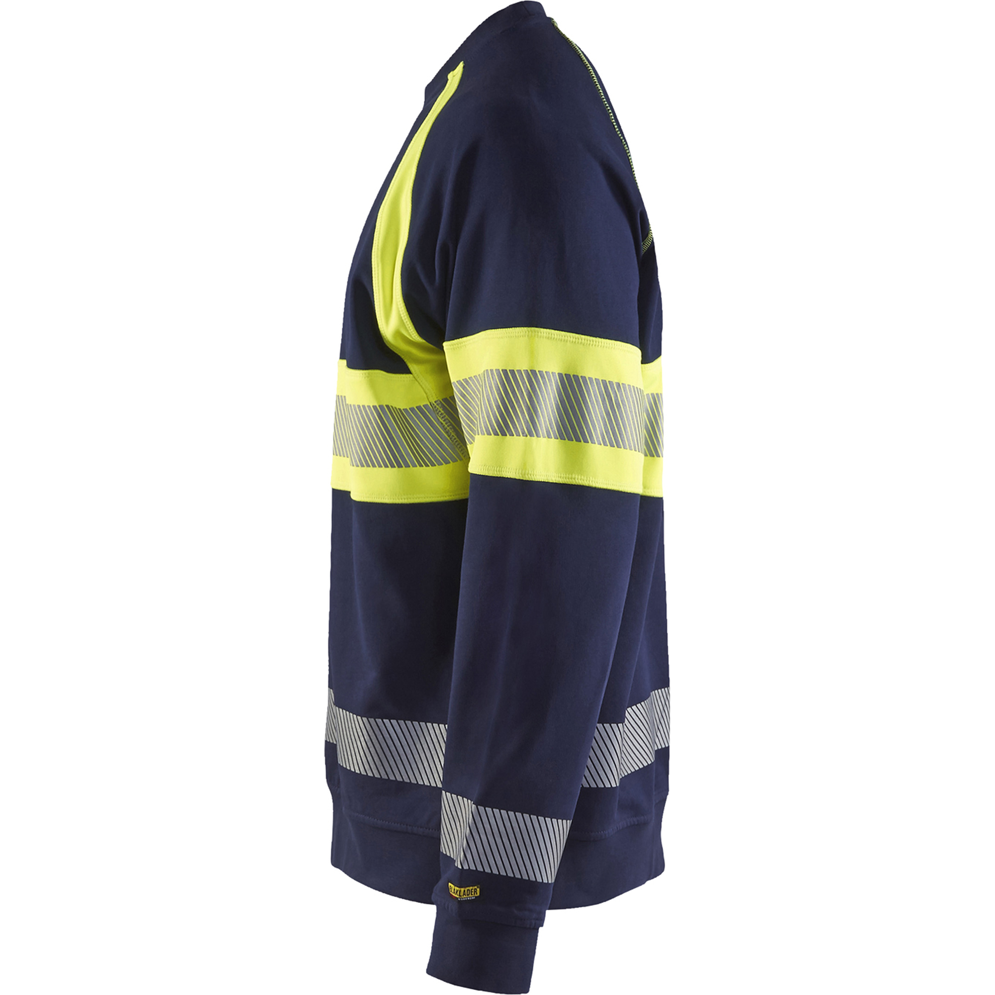 Blaklader High Vis Sweatshirt, Navy Blue/Yellow (3)