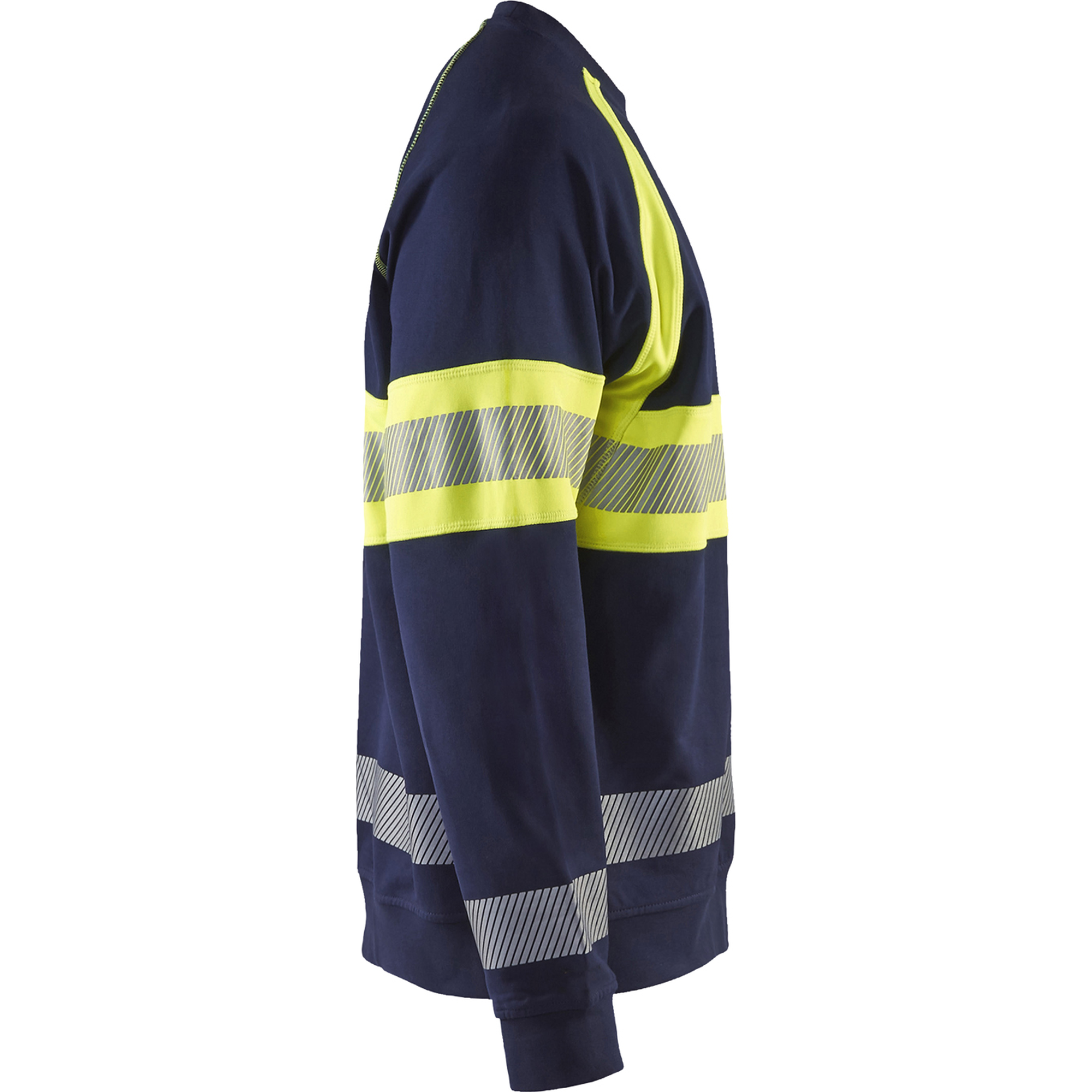 Blaklader High Vis Sweatshirt, Navy Blue/Yellow (2)