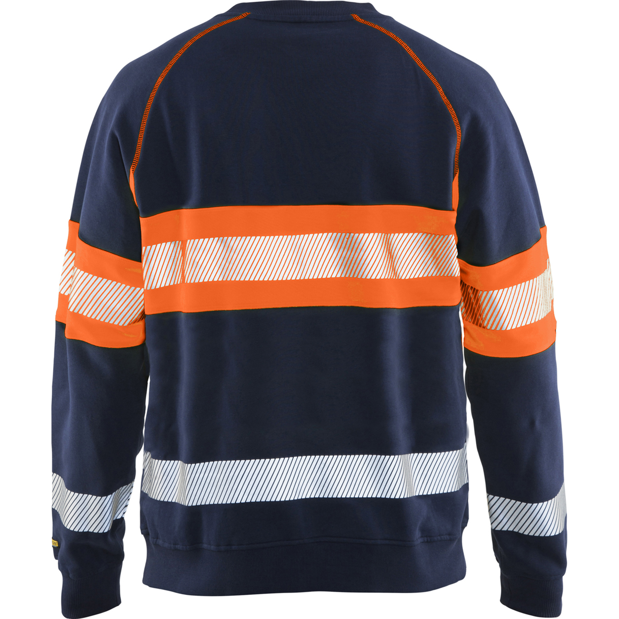Blaklader High Vis Sweatshirt, Navy Blue/Orange (4)