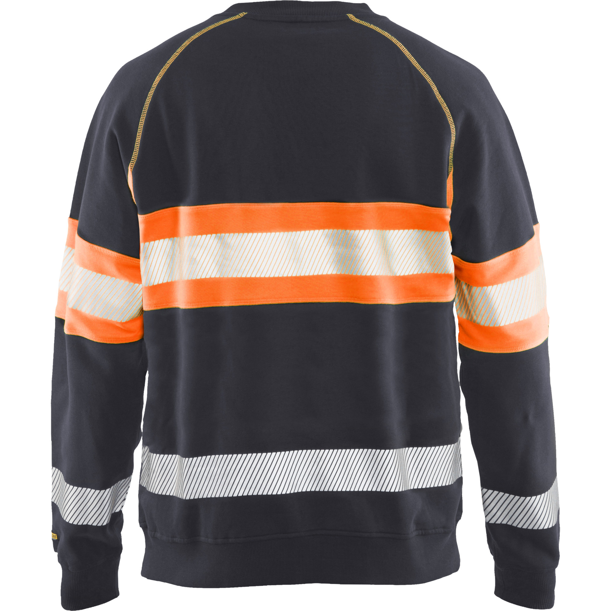Blaklader High Vis Sweatshirt, Medium Grey/Orange (4)