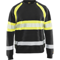 Blaklader High Vis Sweatshirt, Black/Yellow