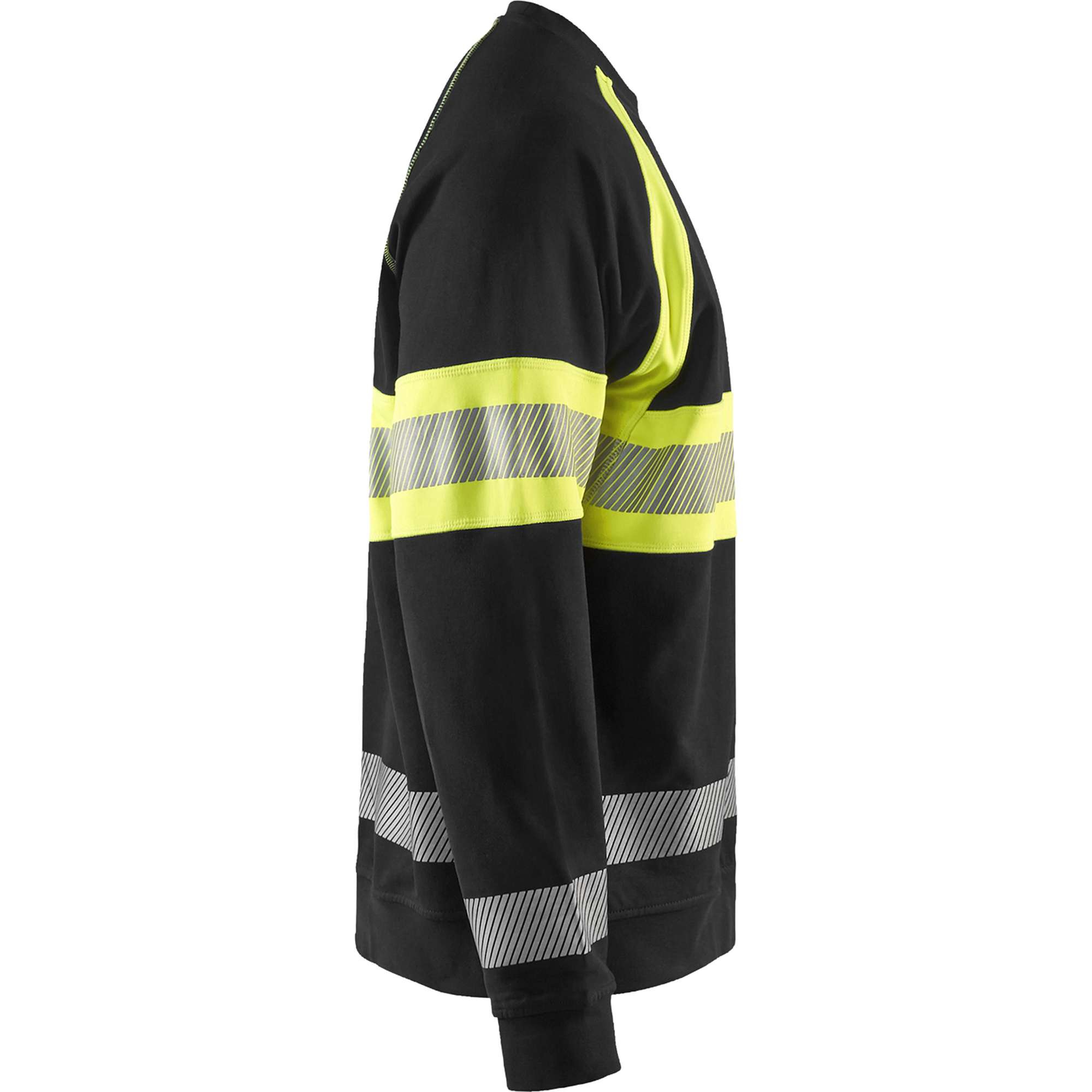 Blaklader High Vis Sweatshirt, Black/Yellow (2)