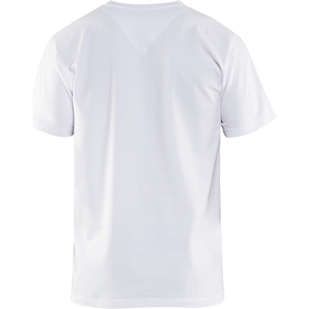 Blaklader V-Neck T-Shirt, White (3)