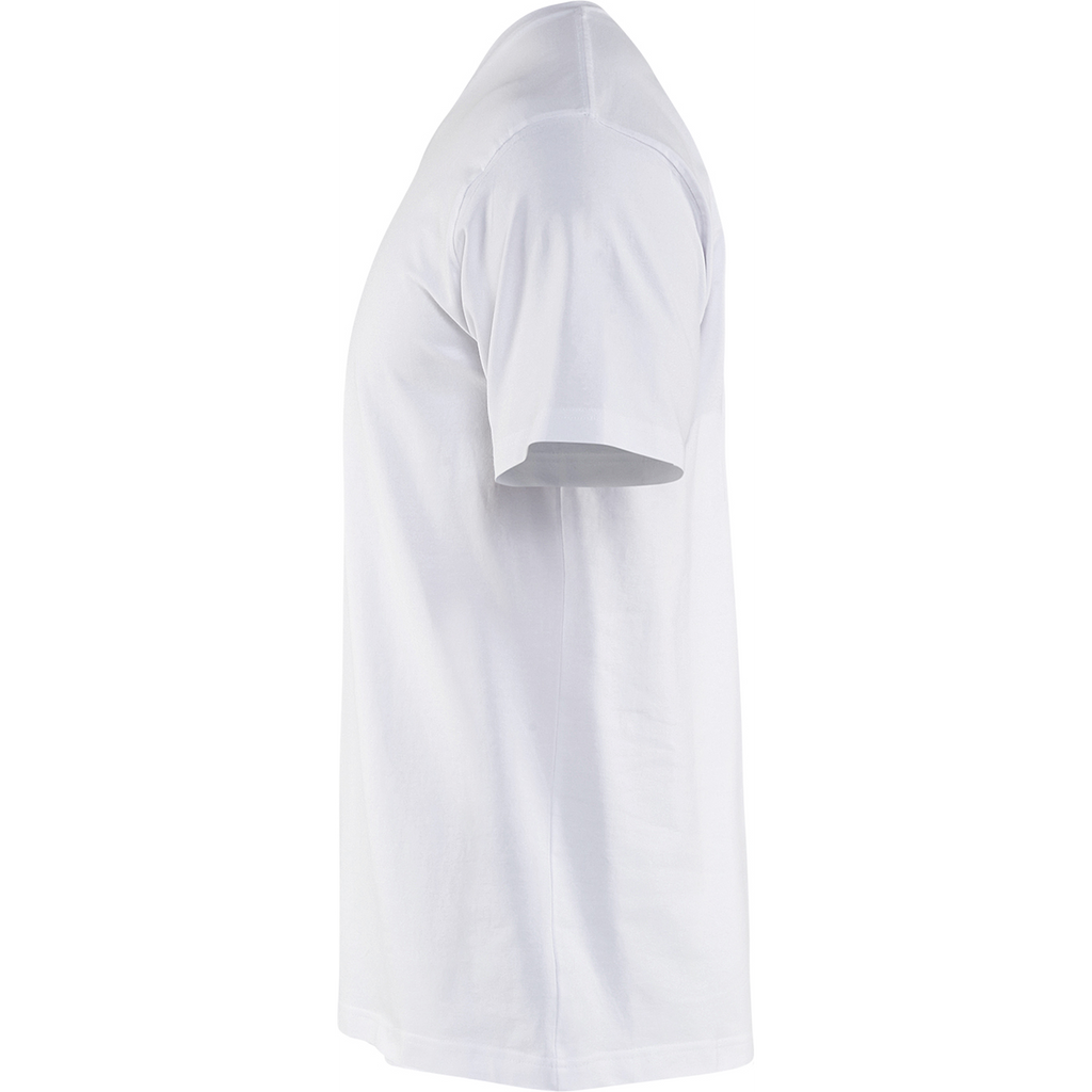 Blaklader V-Neck T-Shirt, White (2)