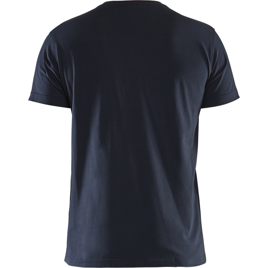 Blaklader V-Neck T-Shirt, Dark Navy (4)