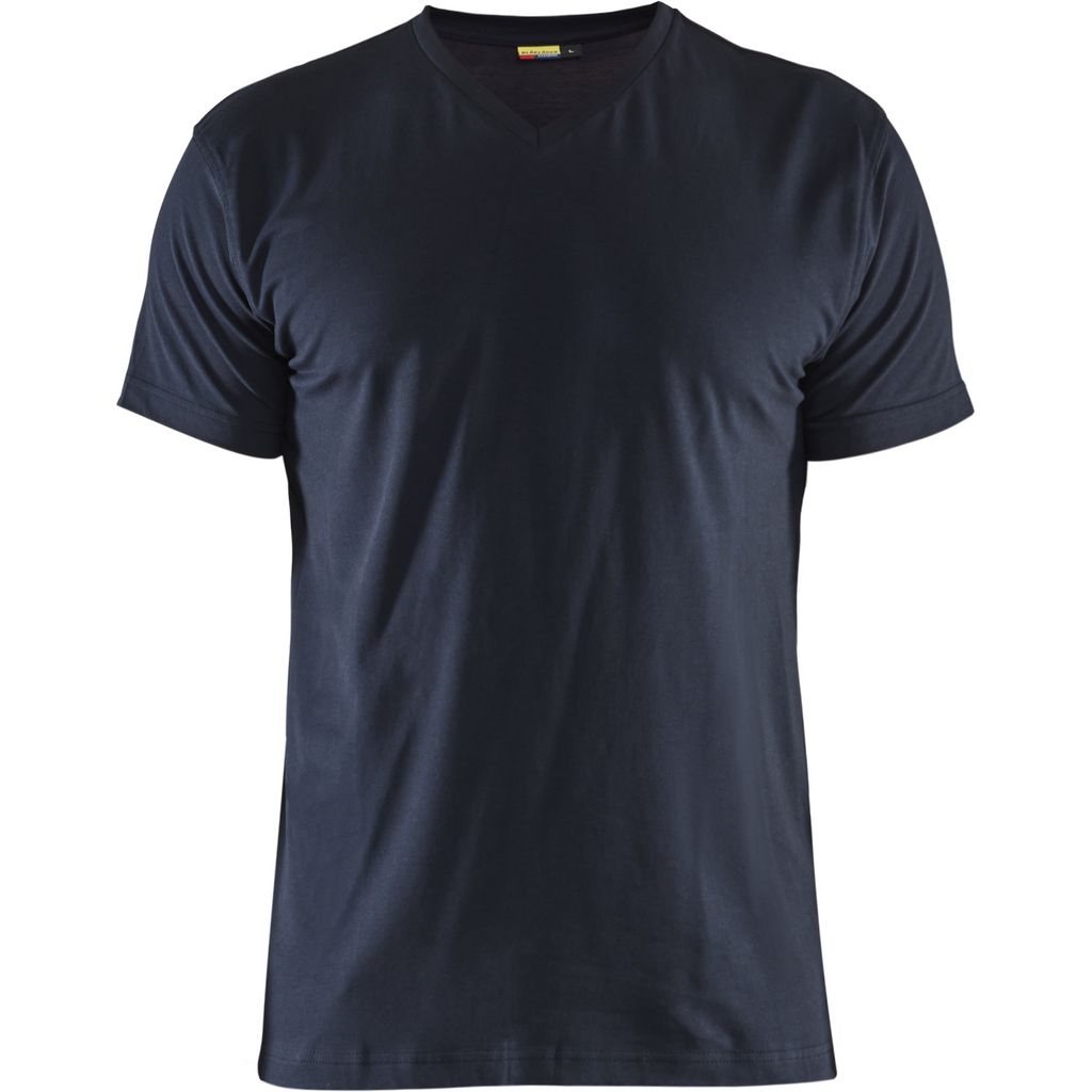 Blaklader V-Neck T-Shirt, Dark Navy