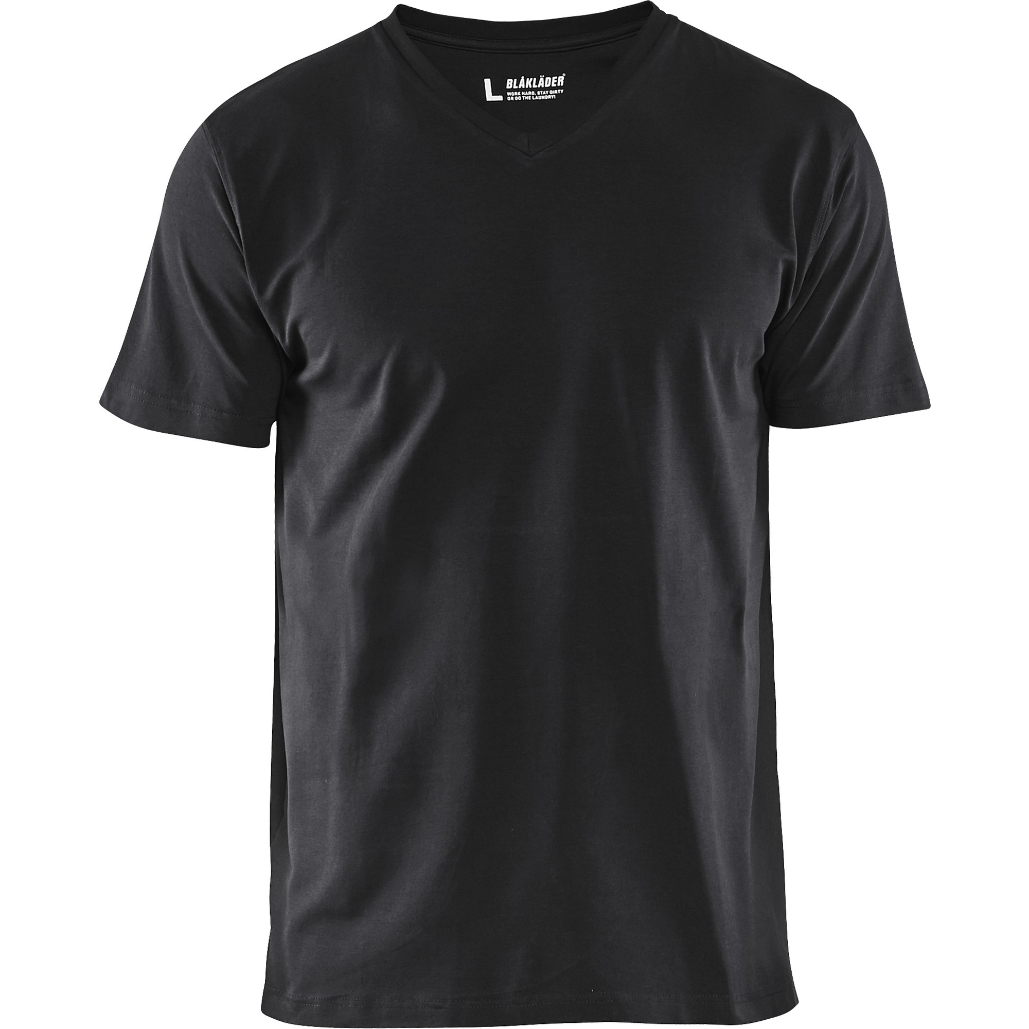 Blaklader V-Neck T-Shirt, Black