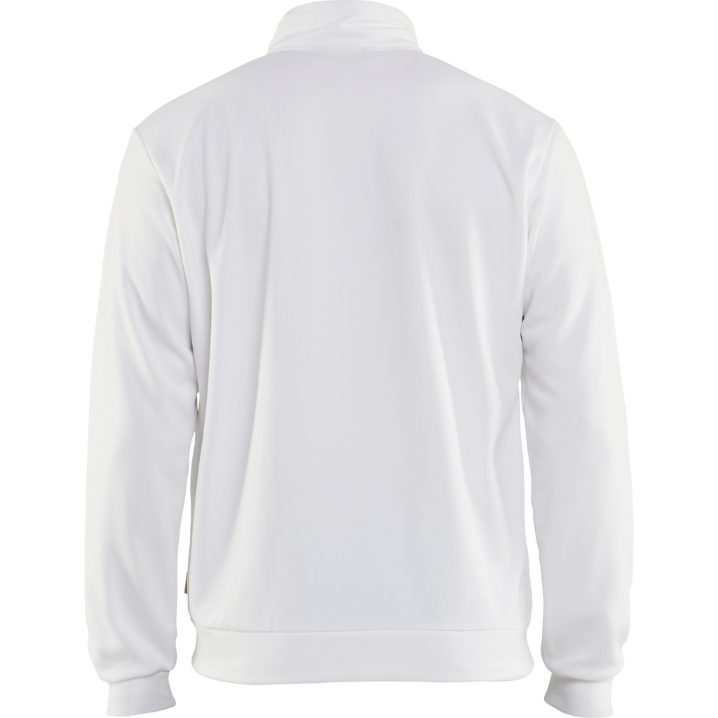 Blaklader Sweat Jacket with Zip, White/Dark Grey (4)