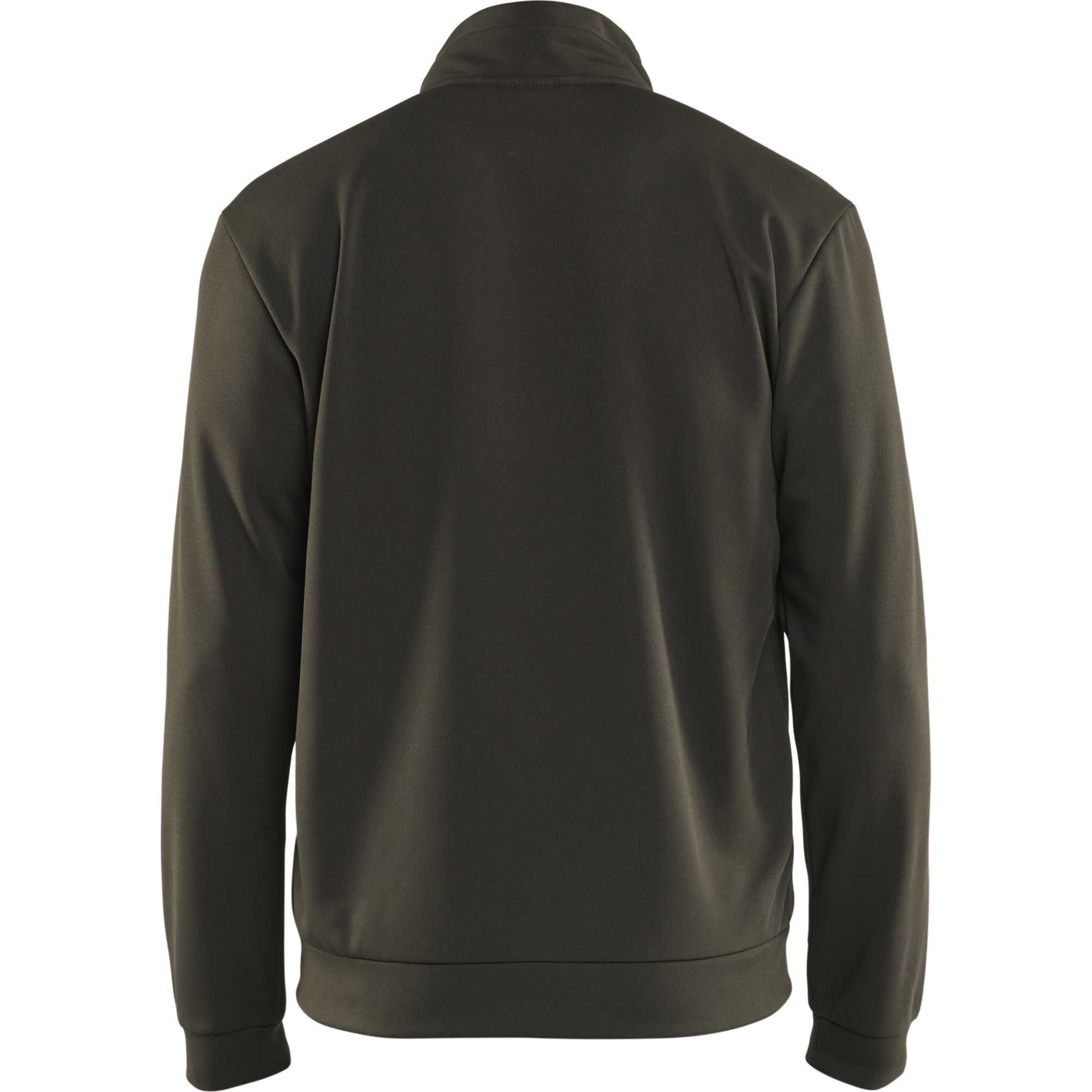 Blaklader Sweat Jacket with Zipper, Dark Olive Green/Black (4)