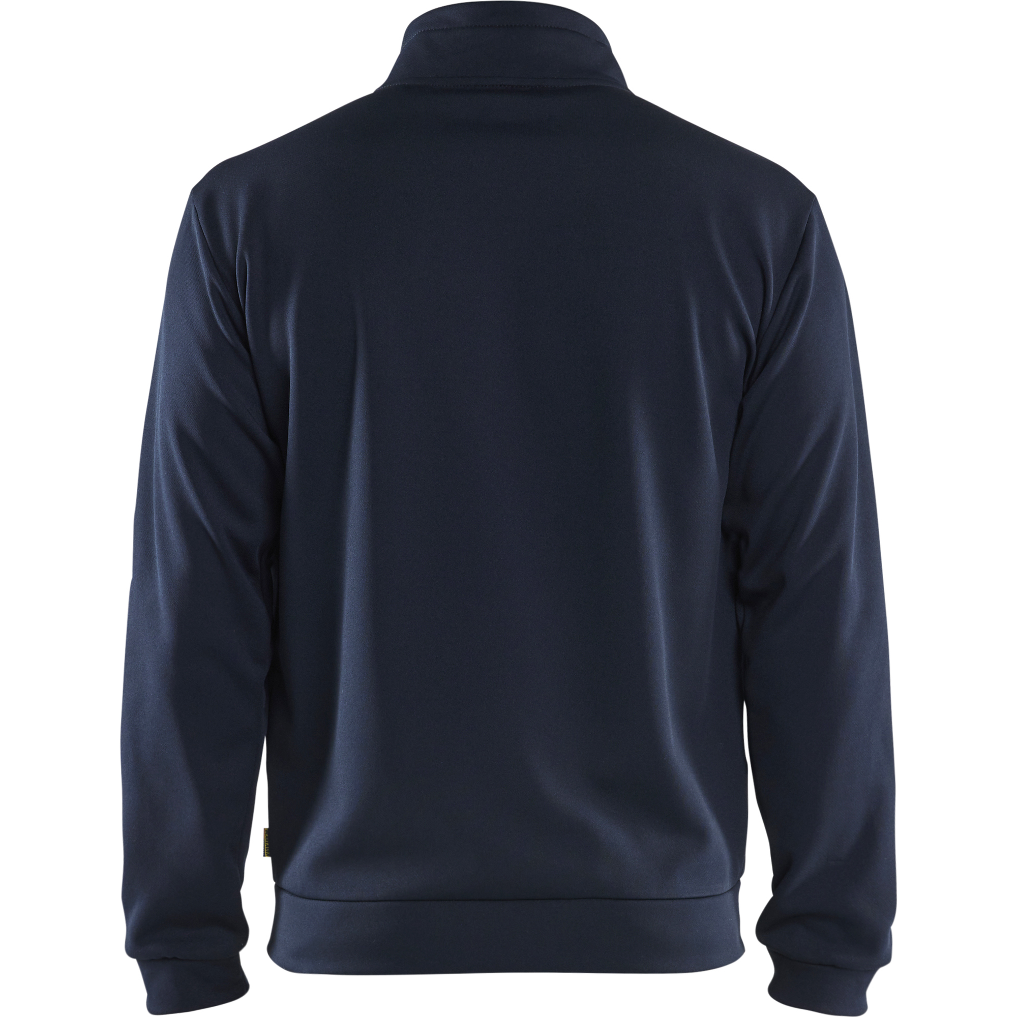 Blaklader Sweat Jacket with Zipper, Dark Navy/Yellow (4)