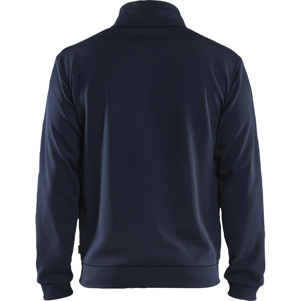 Blaklader Sweat Jacket with Zipper, Dark Navy/Black (4)