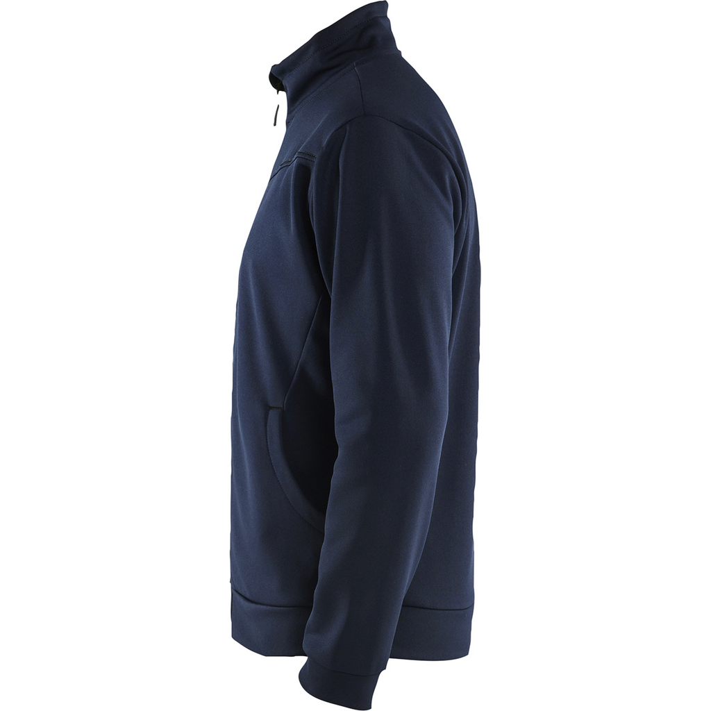 Blaklader Sweat Jacket with Zipper, Dark Navy/Black (3)
