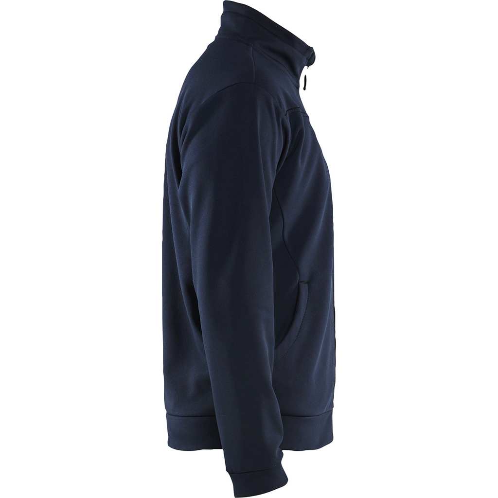 Blaklader Sweat Jacket with Zipper, Dark Navy/Black (2)