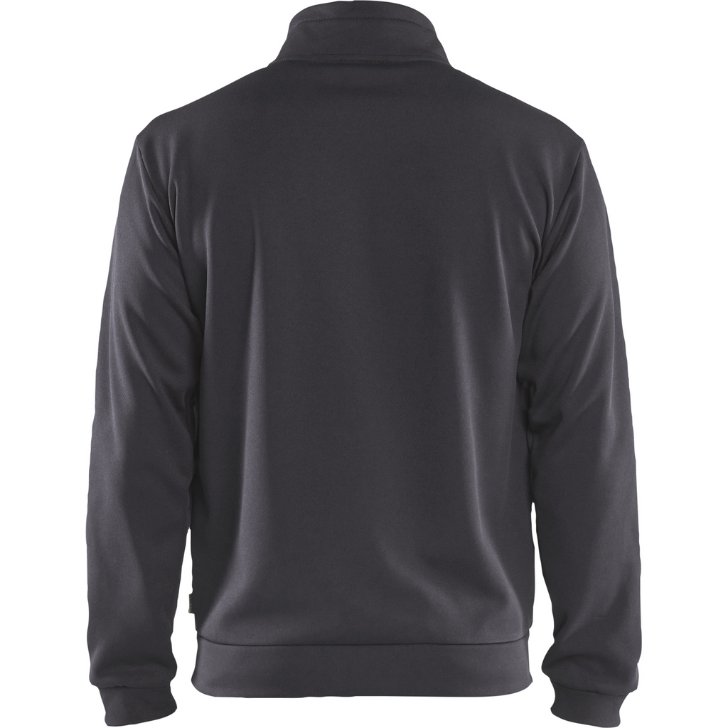 Blaklader Sweat Jacket with Zipper, Medium Grey/Black (4)
