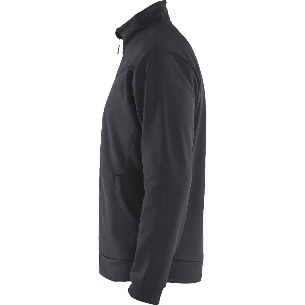 Blaklader Sweat Jacket with Zipper, Medium Grey/Black (3)