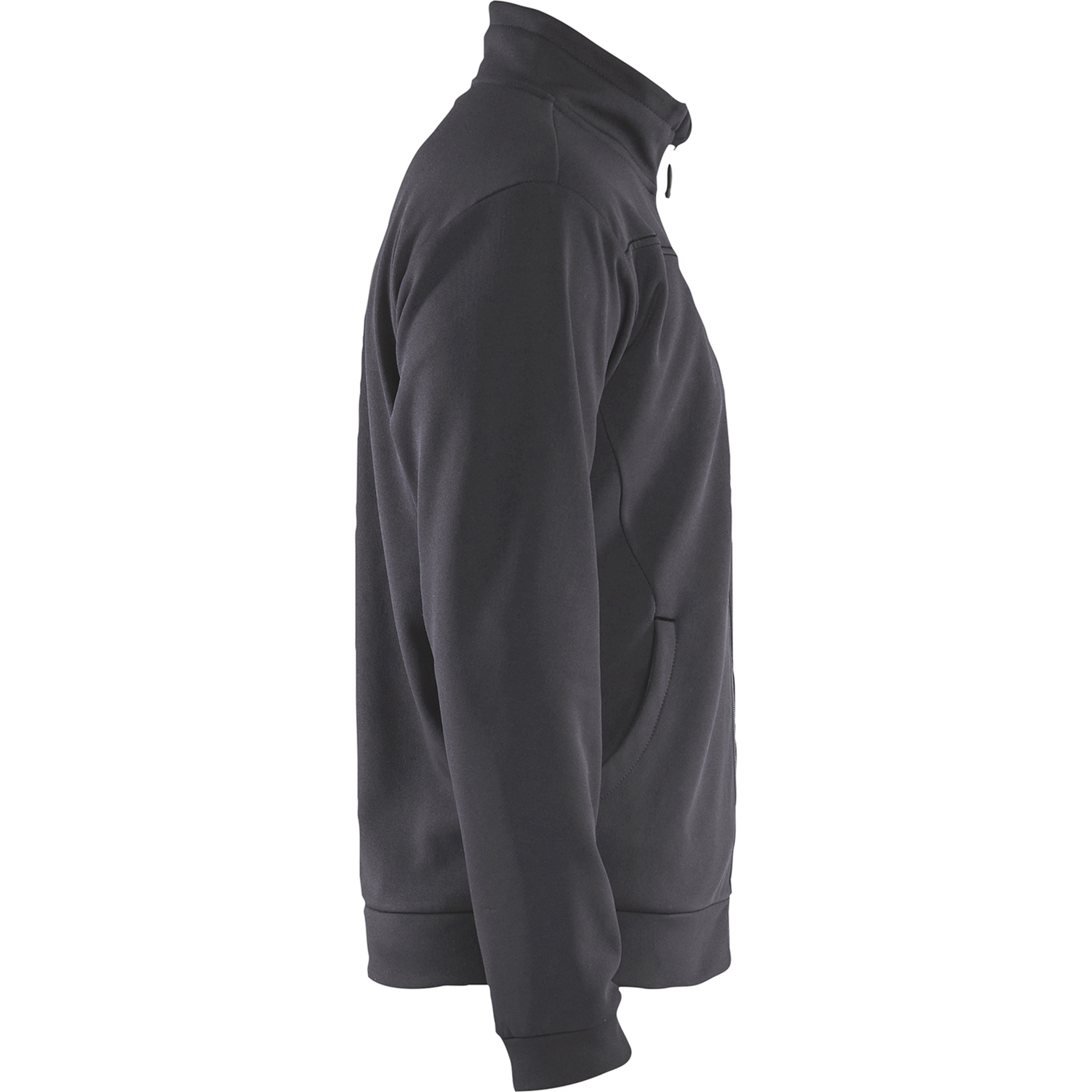 Blaklader Sweat Jacket with Zipper, Medium Grey/Black (2)