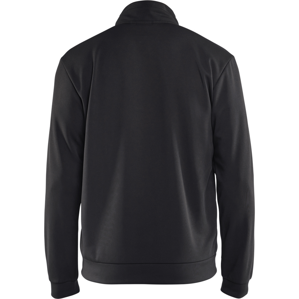 Blaklader Zip Sweat Jacket, Black/Red (4)