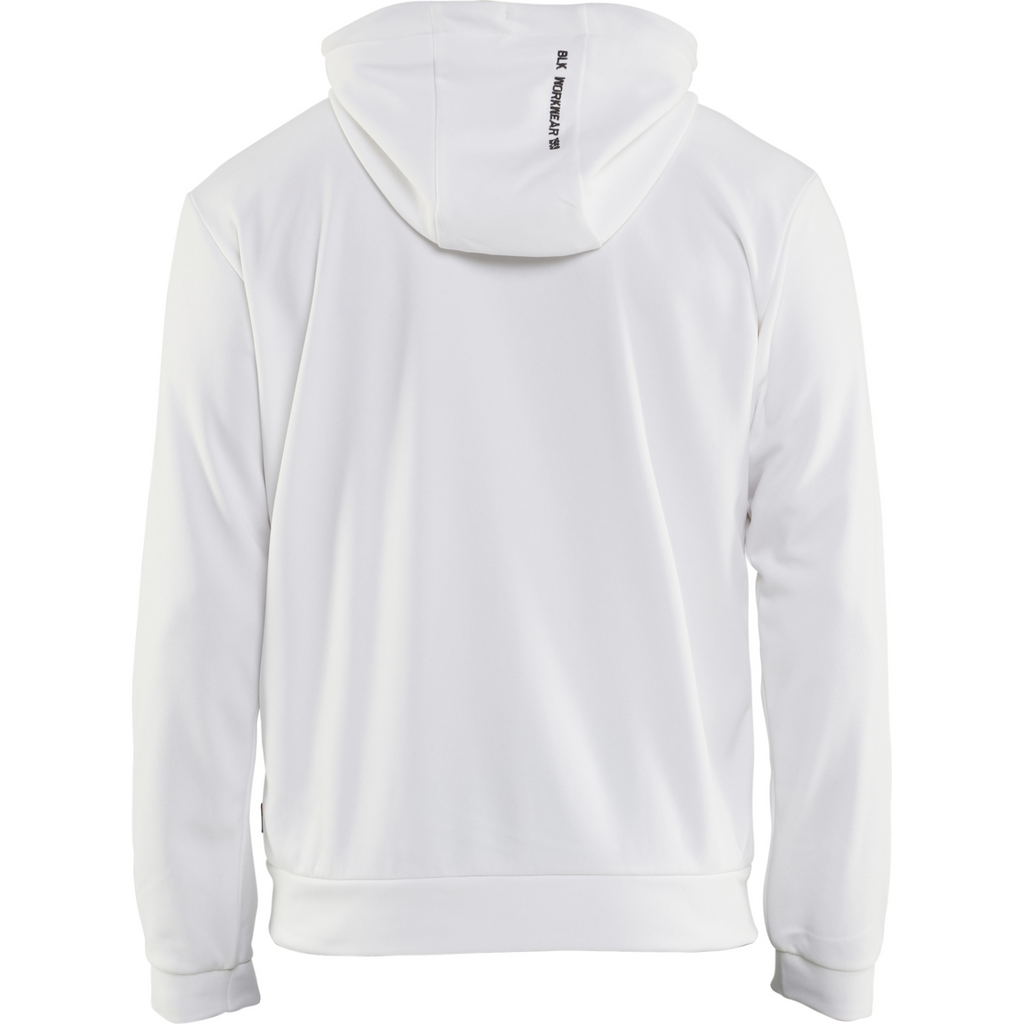 Blaklader Zip Hoodie, White/Dark Grey (4)
