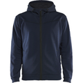 Blaklader Zip Hoodie, Dark Navy/Black