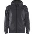 Blaklader Zip Hoodie, Medium Grey/Black