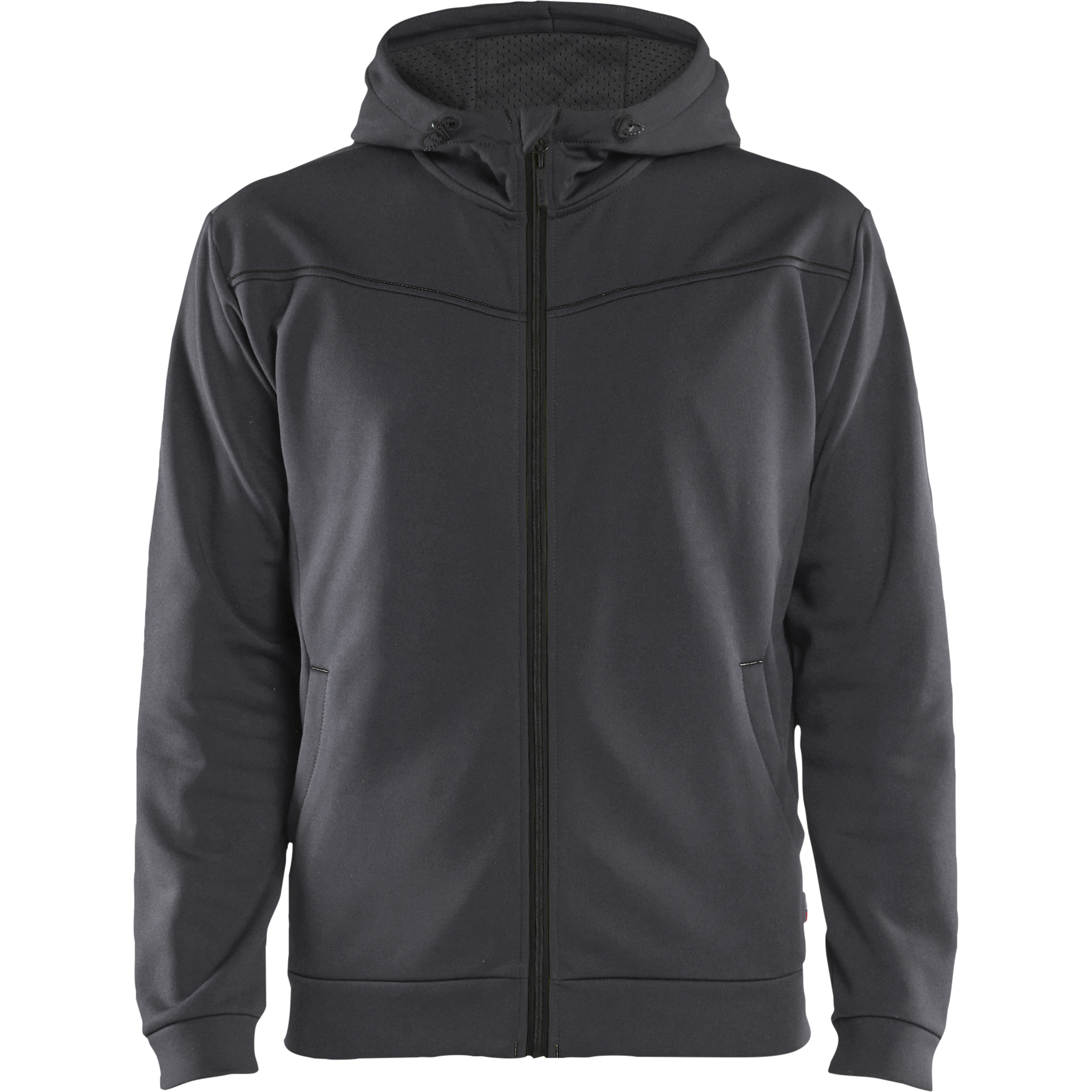 Blaklader Zip Hoodie, Medium Grey/Black