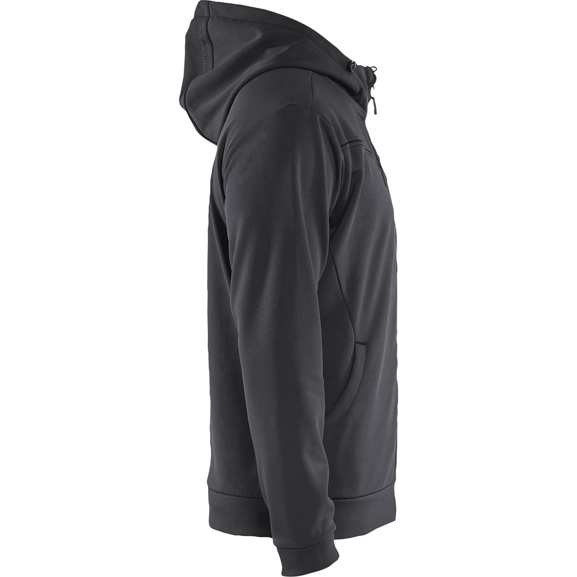 Blaklader Zip Hoodie, Medium Grey/Black (2)