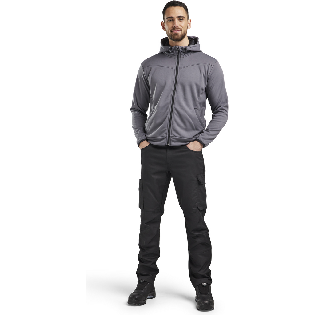 Blaklader Zip Hoodie, Medium Grey/Black (5)