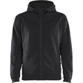 Blaklader Zip Hoodie, Black/Dark Grey