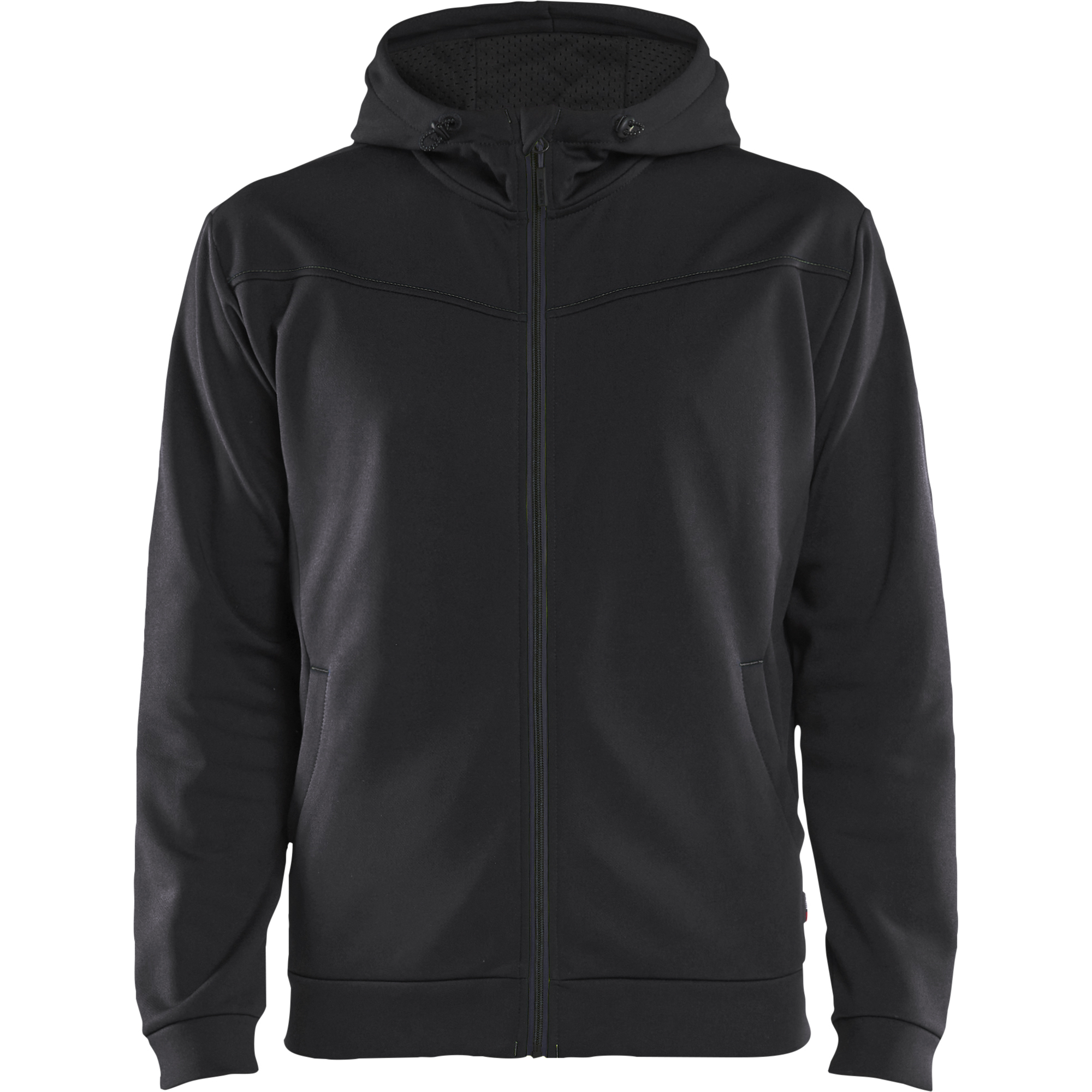 Blaklader Zip Hoodie, Black/Dark Grey