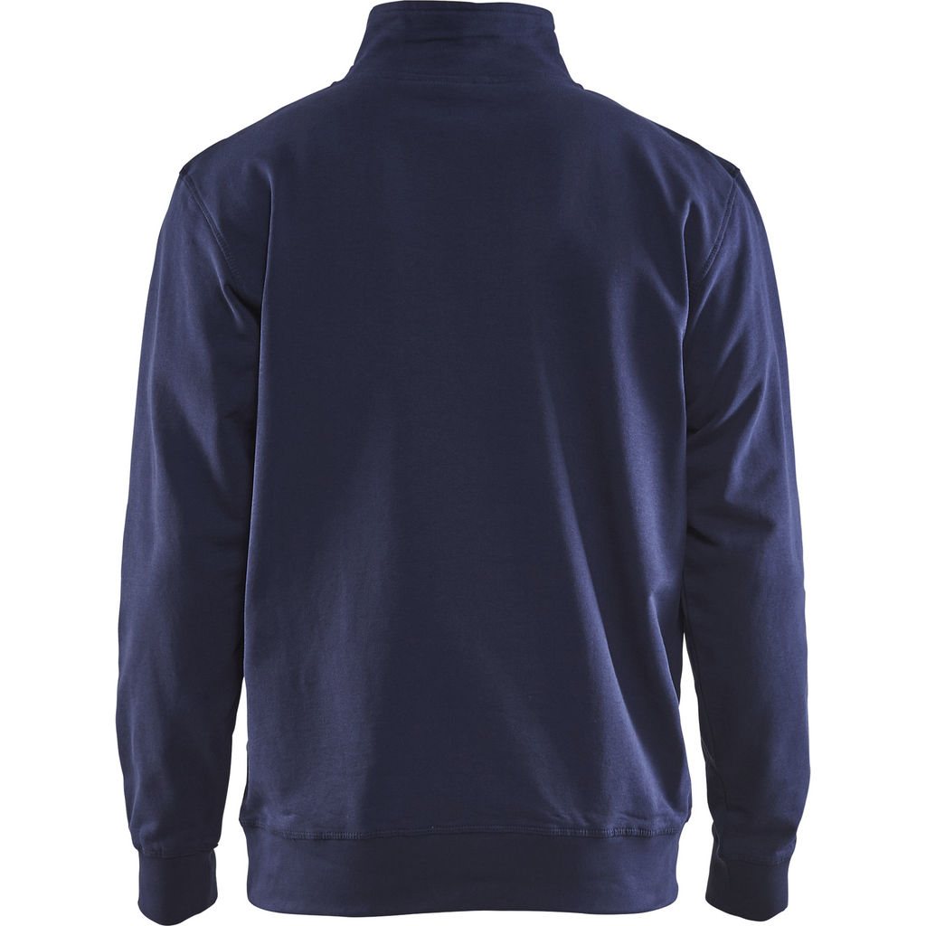 Blaklader Sweatshirt with Collar, Navy Blue (3)