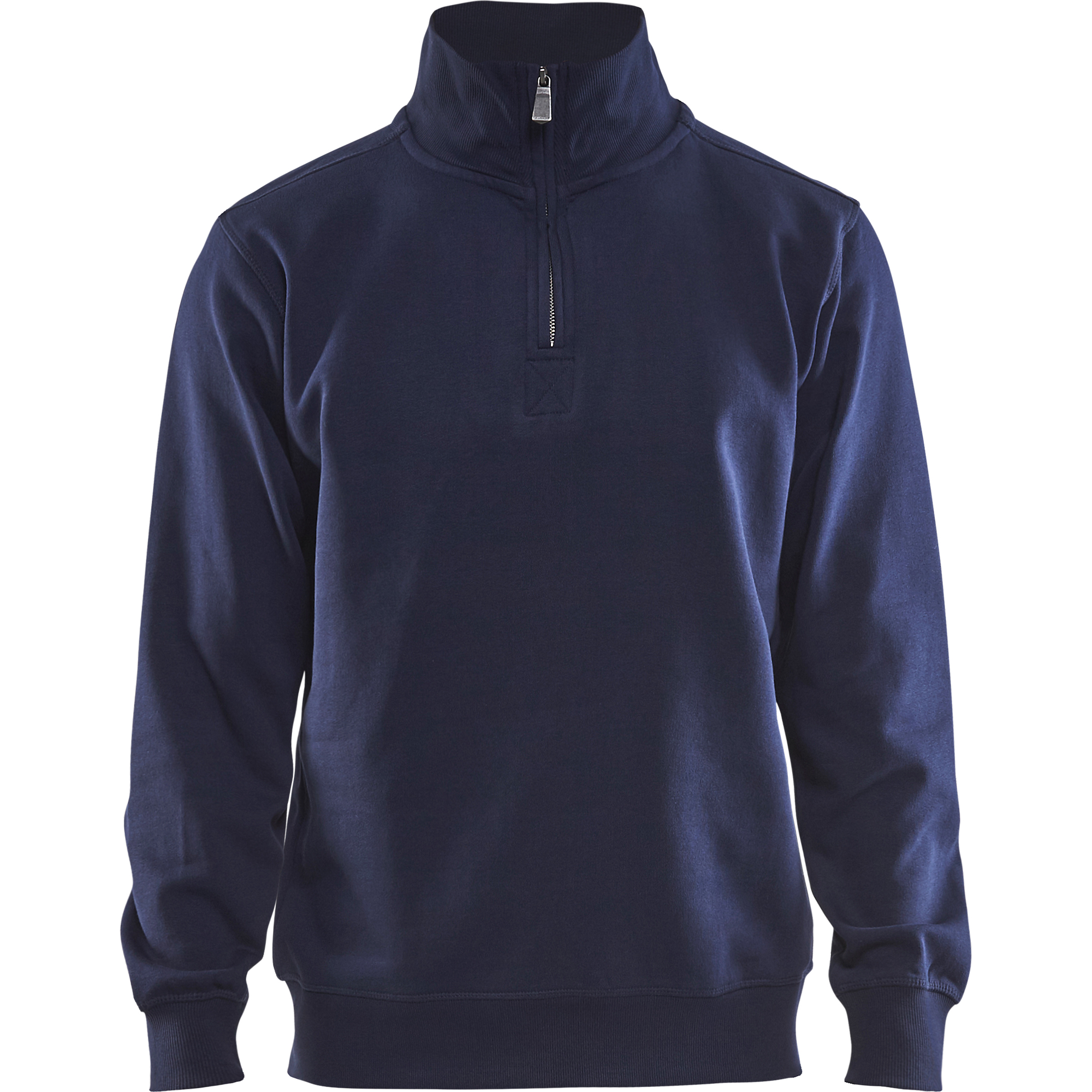 Blaklader Sweatshirt with Collar, Navy Blue