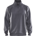 Blaklader Sweatshirt with Collar, Grey