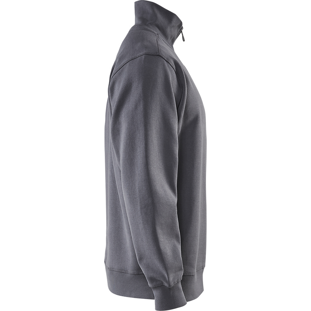 Blaklader Sweatshirt with Collar, Grey (2)