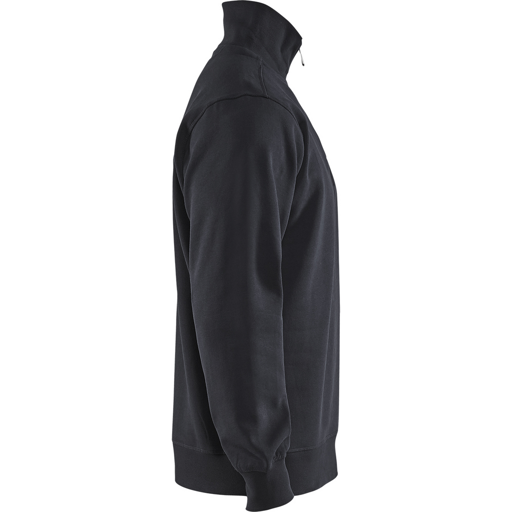 Blaklader Sweatshirt with Collar, Black (2)