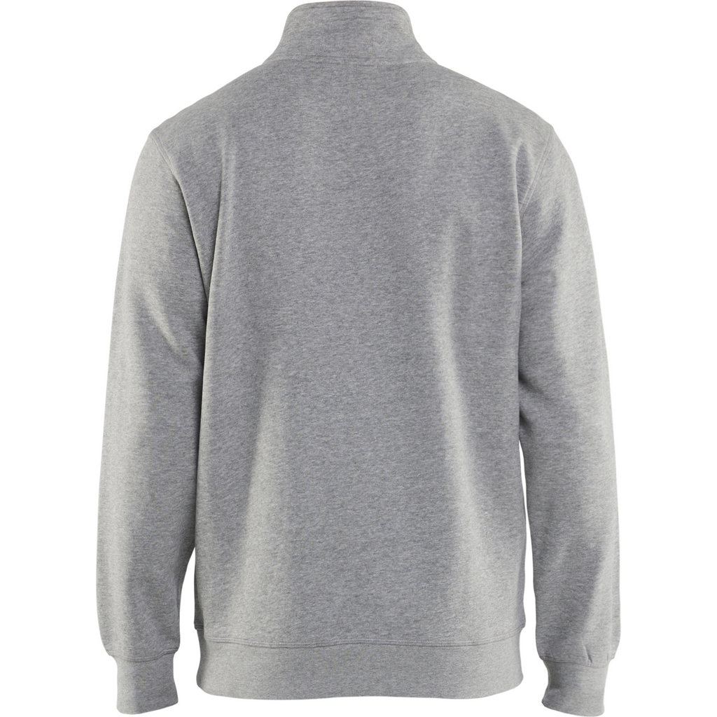 Blaklader Half Zip Sweatshirt, Grey Melange (4)