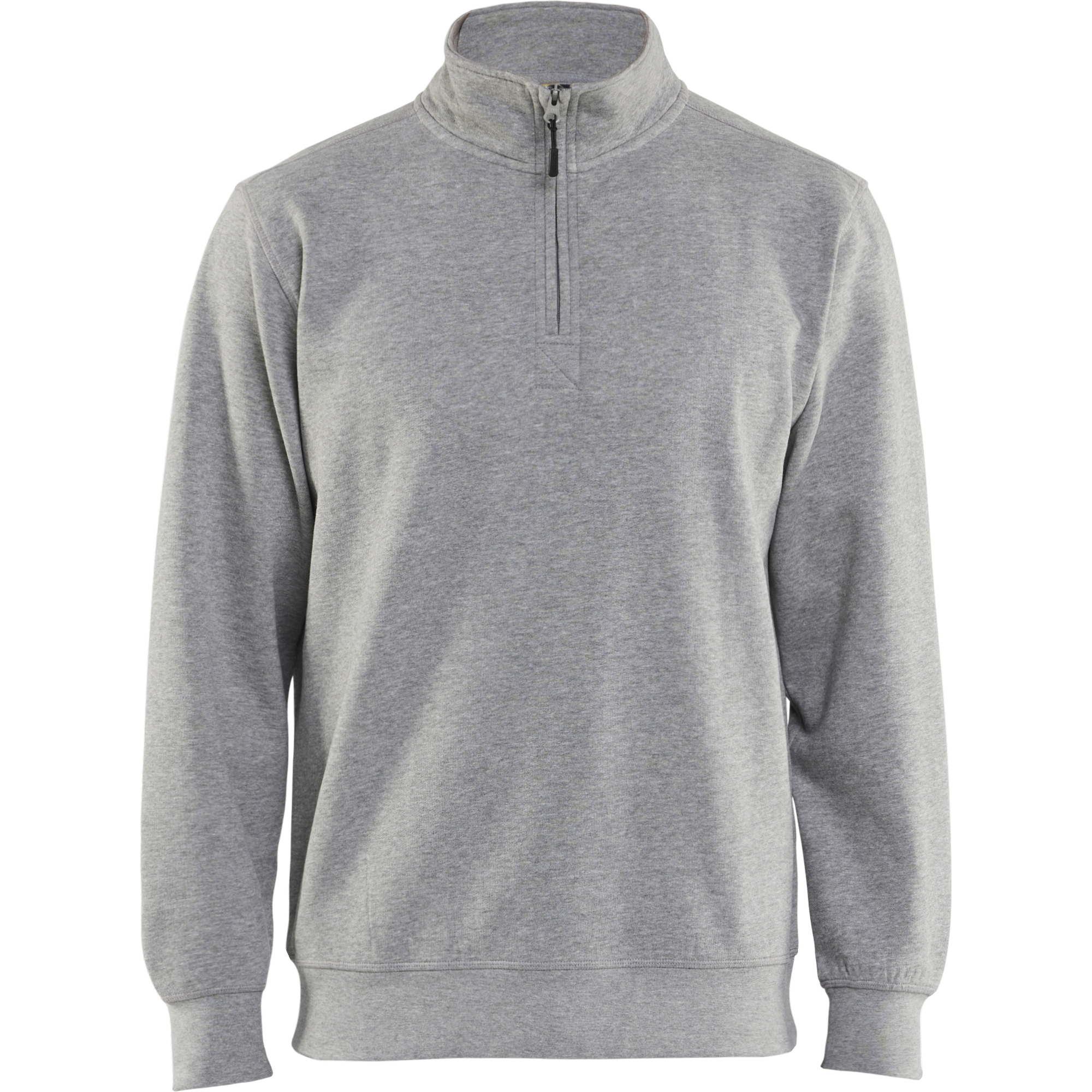 Blaklader Half Zip Sweatshirt, Grey Melange