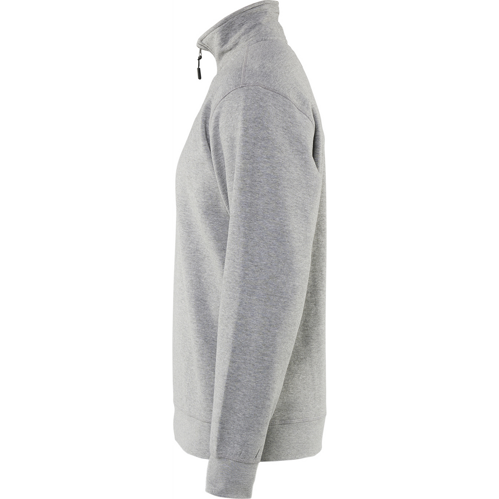 Blaklader Half Zip Sweatshirt, Grey Melange (3)